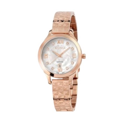 Bonia Monogram Elegance BNB10566-2553 Stainless Steel Women Watch